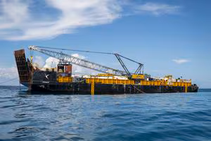 Fuel recovery underway at wreck of HMNZS Manawanui