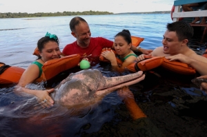Finding healing in the Amazon: Dolphin therapy brings joy to Brazilians with disablities