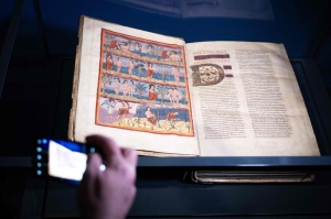 ‘Escaped ransacking, wars, fires, revolutions’: Priceless ninth-century bible returns to Swiss homeland for rare exhibition after 1,200 years