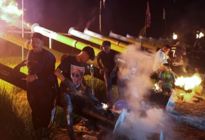 Kuala Kangsar village keeps tradition alive with cannon fire to mark Hari Raya Aidilfitri