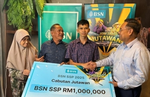 Autistic man wins RM1m in BSN SSP draw, parents have been saving in his account since he was 12