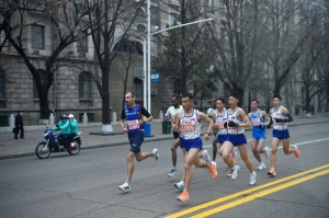 Foreigners take to Pyongyang streets for rare marathon in North Korea