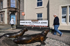 ‘Shame on you, Donald John’: Scottish island where Trump’s mother was born shuns her famous son