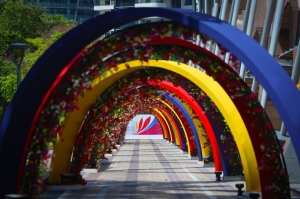 Malaysia in bloom: Asean chair welcomes leaders with 320m floral tunnel at KLCC