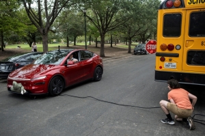 Autopilot or auto-oops? Tesla’s robotaxi debut gets bumpy in Texas