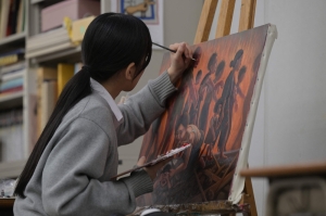Hiroshima’s young artists bring atomic bomb survivors’ stories to life on canvas